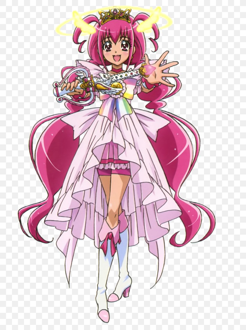 Miyuki Hoshizora Yayoi Kise Reika Aoki Pretty Cure All Stars, PNG, 729x1097px, Watercolor, Cartoon, Flower, Frame, Heart Download Free