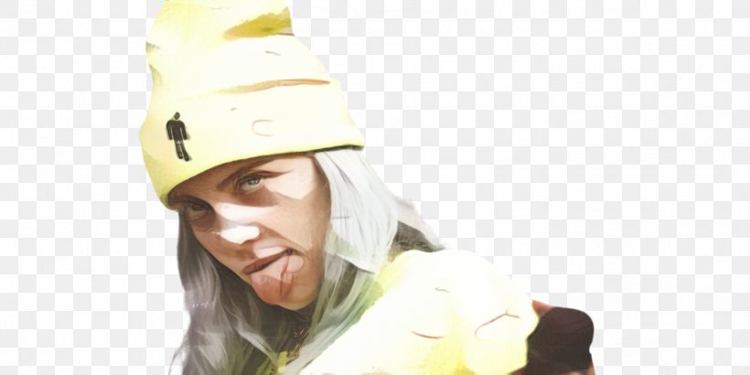 Billie Eilish Background, PNG, 1414x707px, Billie Eilish, American Singer, Beanie, Cap, Celebrity Download Free