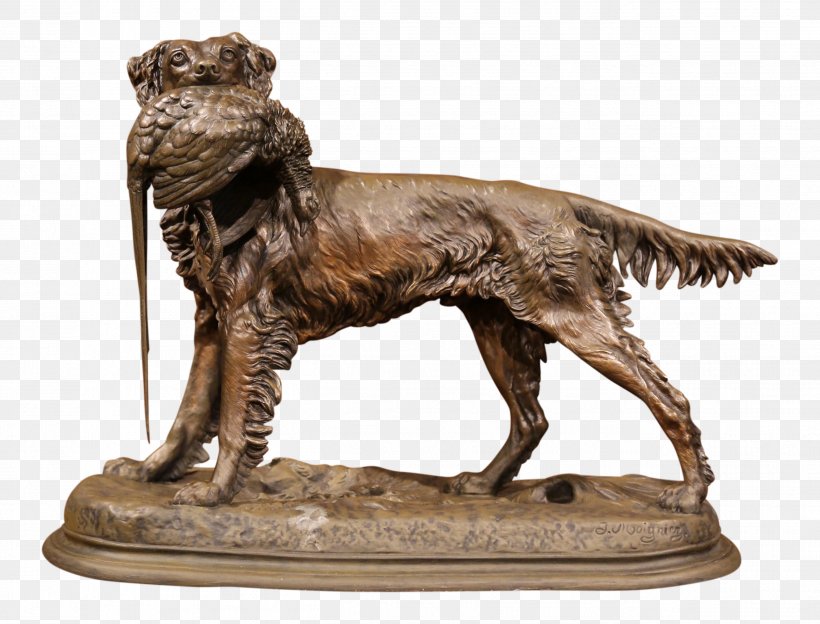 Bronze Sculpture Dog Breed Spelter, PNG, 2626x1999px, Bronze Sculpture, Animalier, Bird Dog, Bronze, Carnivoran Download Free