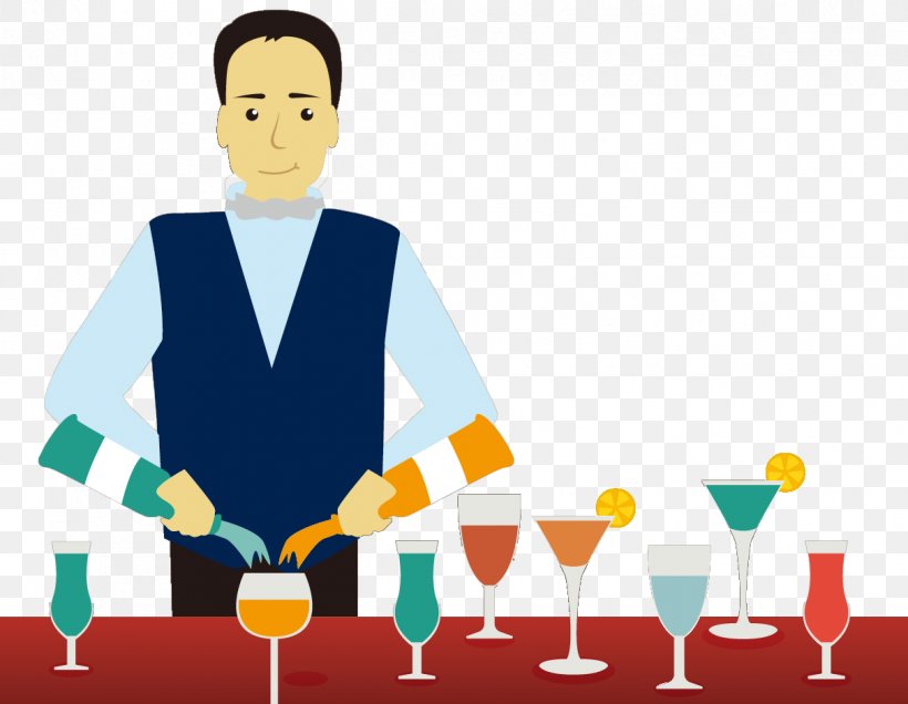 Cocktail Bartender Clip Art, PNG, 1213x942px, Cocktail, Bar, Bartender, Cartoon, Human Behavior Download Free