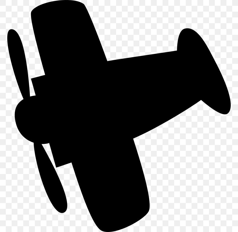 Airplane Silhouette Clip Art, PNG, 770x800px, Airplane, Aircraft, Biplane, Black, Black And White Download Free