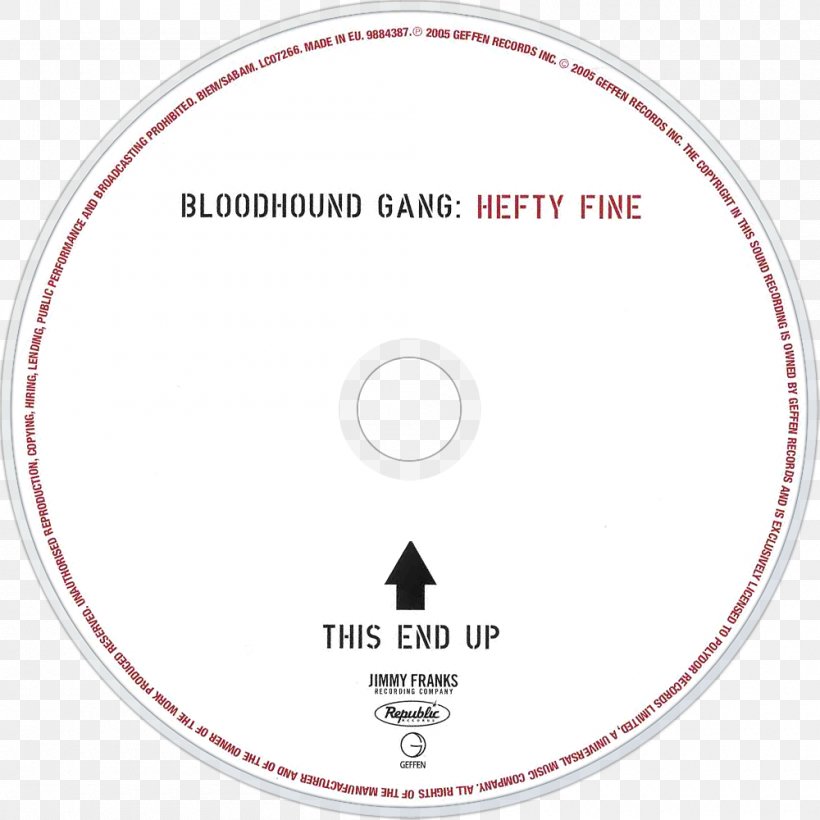 Bloodhound Gang Hefty Fine, PNG, 1000x1000px, Bloodhound Gang, Art, Balls Out, Brand, Compact Disc Download Free