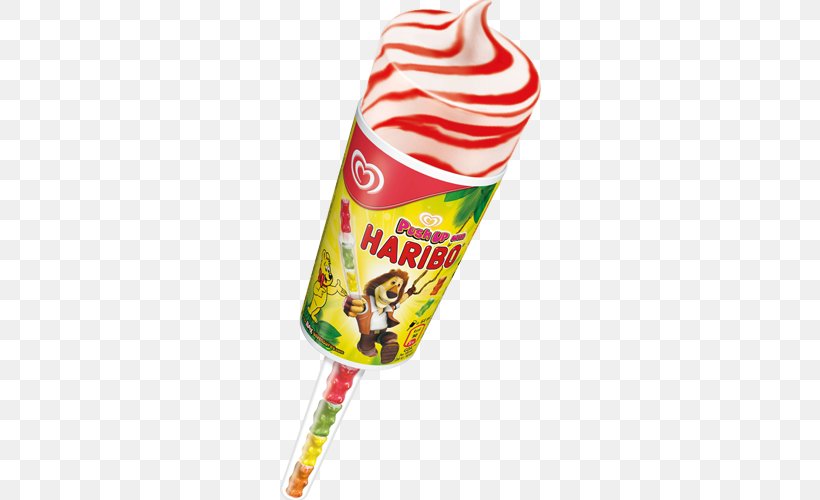 Ice Cream Walls Push Up With Haribo 85ml Wall's Food, PNG, 500x500px, Ice Cream, Calippo, Candy, Chocolate, Food Download Free