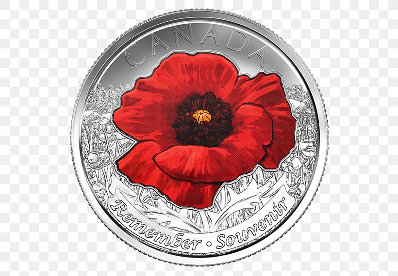 In Flanders Fields Canada Coin Remembrance Poppy Royal Canadian Mint, PNG, 570x570px, In Flanders Fields, Armistice Day, Canada, Coin, Commemorative Coin Download Free