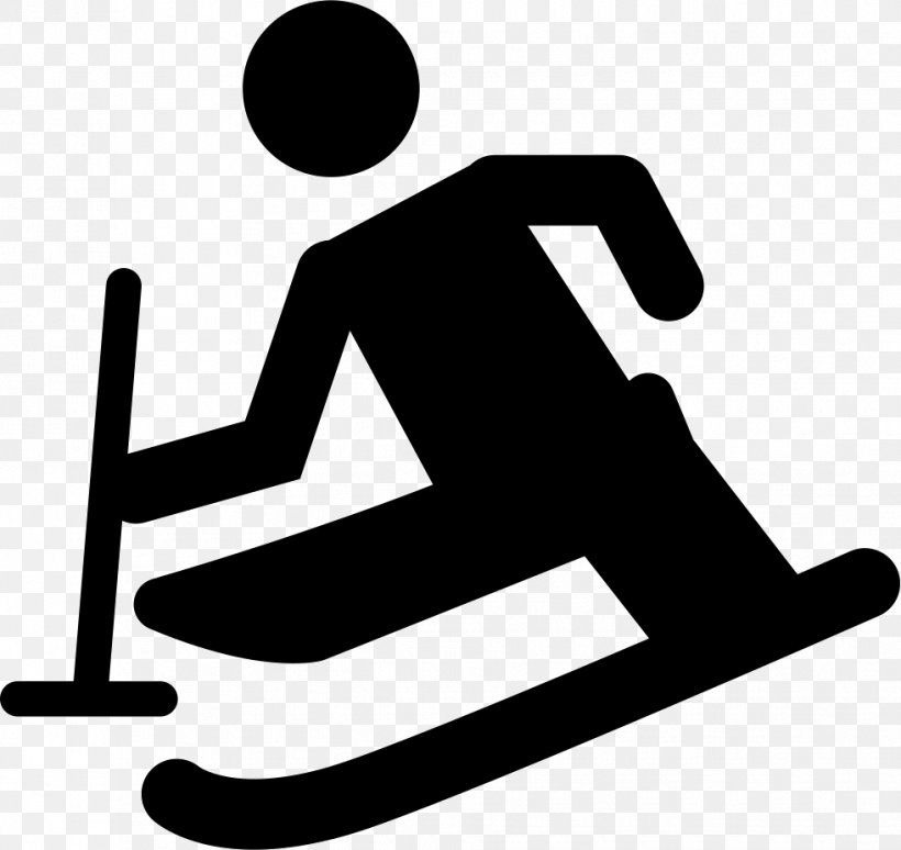 Paralympic Games Paralympic Sports Para-alpine Skiing, PNG, 981x926px, Paralympic Games, Alpine Skiing, Area, Athlete, Black And White Download Free