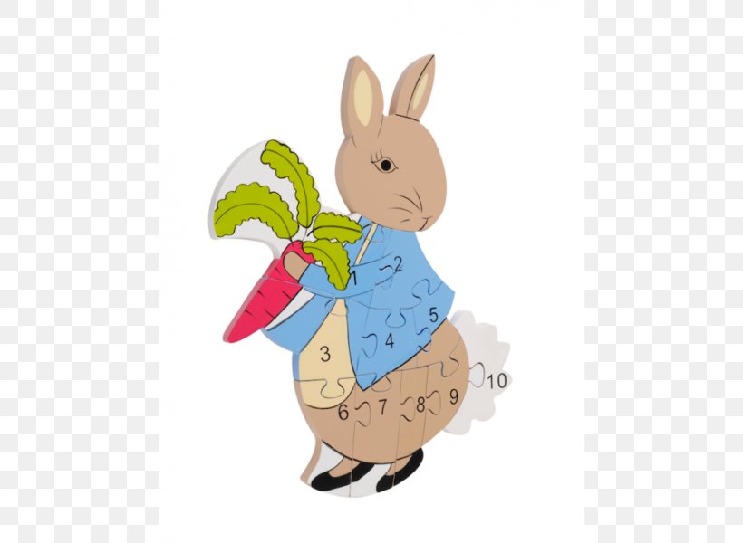 The Tale Of Peter Rabbit The Tale Of Jemima Puddle-Duck Puzzle Numbers With Peter Rabbit, PNG, 600x600px, 2018, Tale Of Peter Rabbit, Animal Figure, Domestic Rabbit, Easter Bunny Download Free