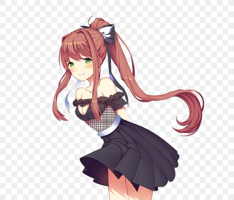 Doki Doki Literature Club! Sprite Team Salvato Clothing, PNG, 700x700px, Watercolor, Cartoon, Flower, Frame, Heart Download Free