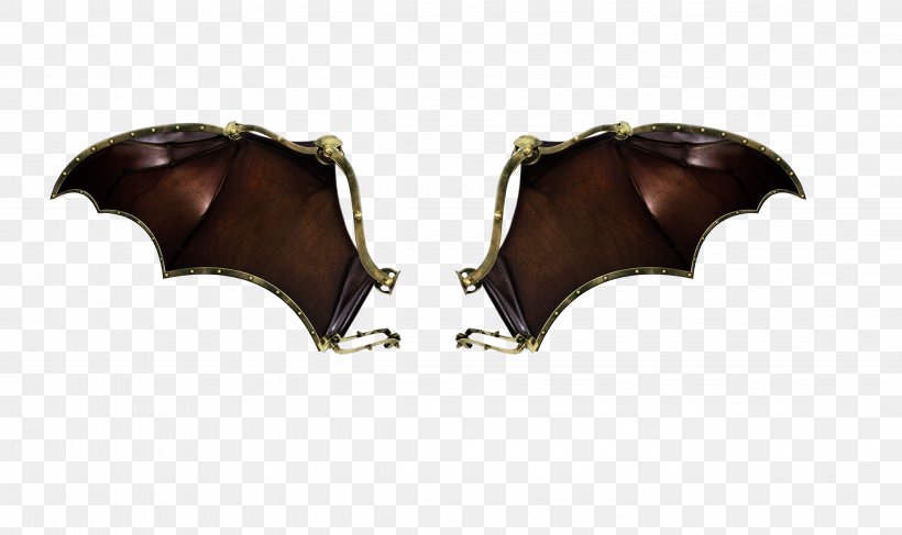 Wing, PNG, 4549x2704px, Wing, Bat, Computer Software, Earrings, Fashion Accessory Download Free
