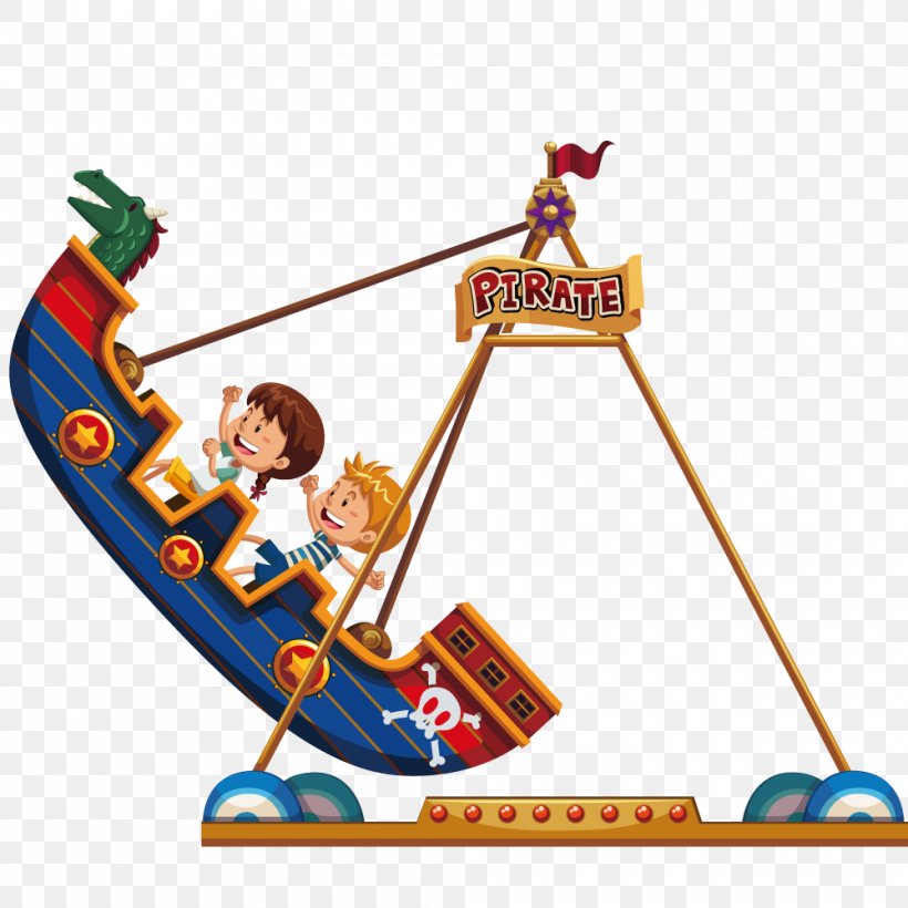 Pirate Ship Amusement Park Clip Art, PNG, 1000x1000px, Pirate Ship,  Amusement Park, Area, Cartoon, Entertainment Download