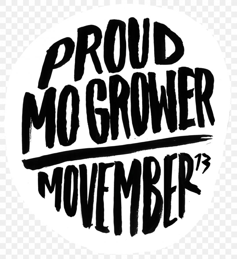 Movember Moustache Logo Brand Font, PNG, 1000x1092px, Movember, Black And White, Brand, Logo, Moustache Download Free