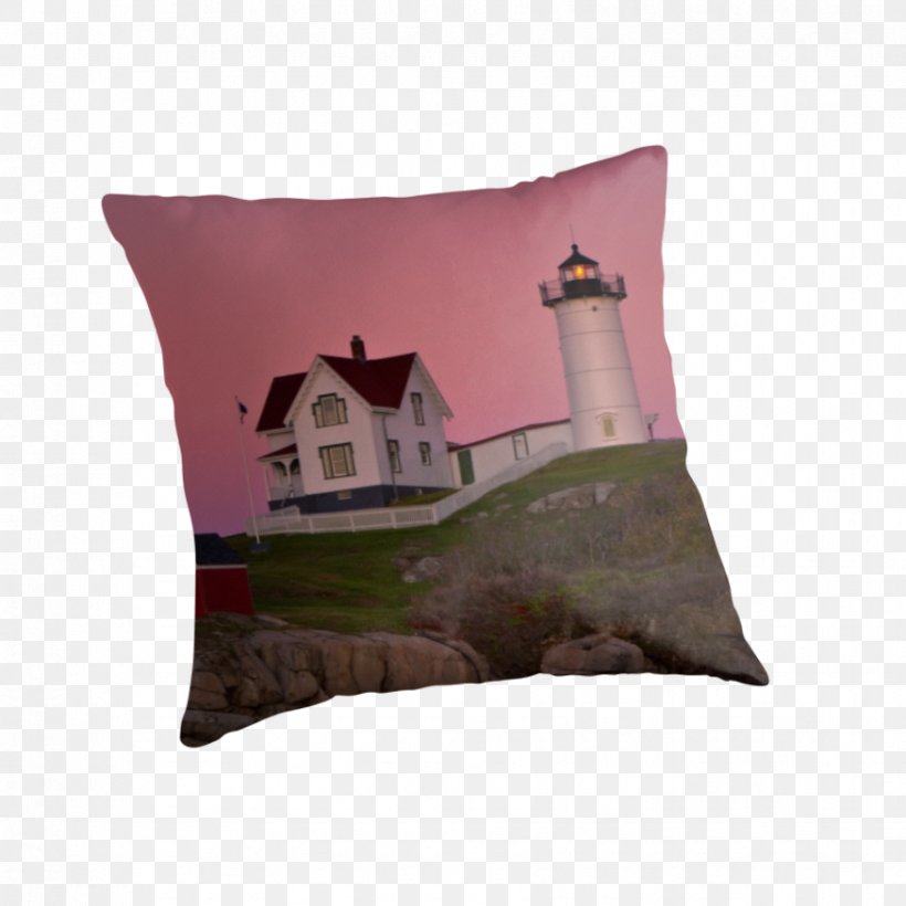 Cape Neddick Light Throw Pillows Cushion Lighthouse, PNG, 875x875px, Cape Neddick Light, Cape Neddick, Cushion, Lighthouse, Maine Download Free