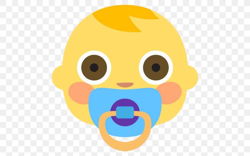 Emoji Infant Child Sticker Pacifier, PNG, 512x512px, Emoji, Baby Toddler Onepieces, Baby Toys, Beak, Child Download Free