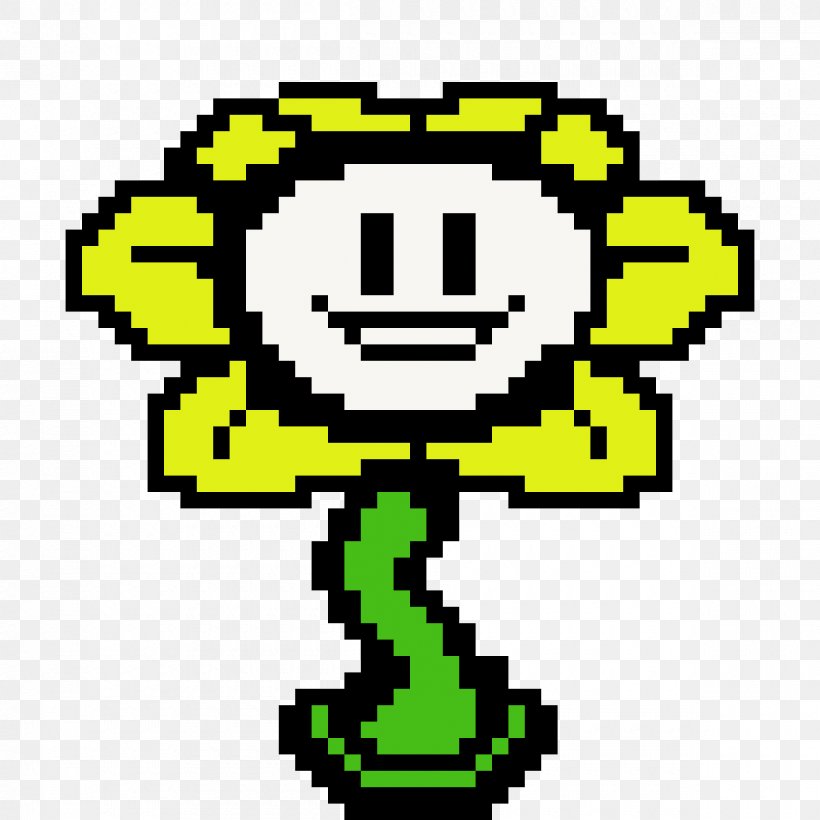 Undertale Pixel Art Flowey Png 10x10px Undertale Area Art Bead Deviantart Download Free