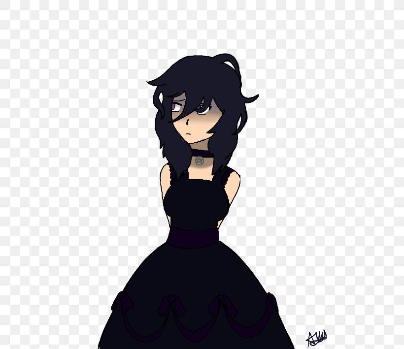 Yandere Simulator Dress Clothing Formal Wear Fashion, PNG, 514x709px, Watercolor, Cartoon, Flower, Frame, Heart Download Free