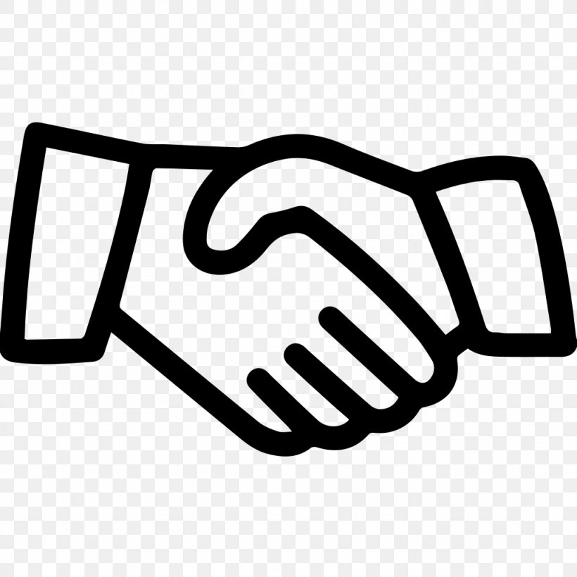 Handshake, PNG, 1024x1024px, Handshake, Area, Black And White, Brand, Hand Download Free