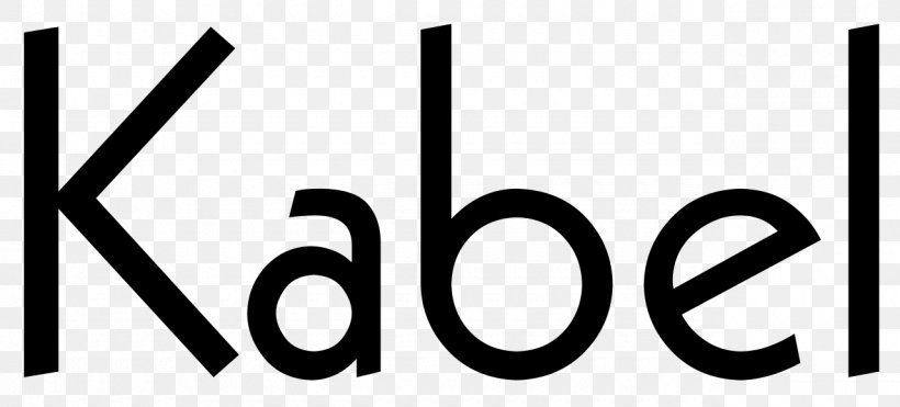 Kabel Typeface Typography Futura Font, PNG, 1280x580px, Kabel, Area, Black And White, Blackletter, Brand Download Free