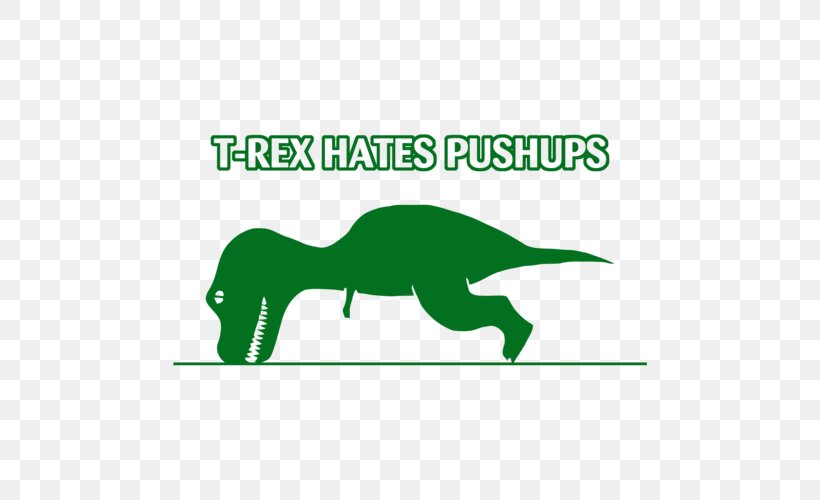 Tyrannosaurus Dinosaur T-shirt Push-up Image, PNG, 500x500px, Tyrannosaurus, Area, Brand, Dinosaur, Fauna Download Free