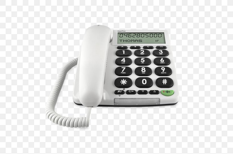 Home & Business Phones Telephone Mobile Phones DORO PhoneEasy 312cs, PNG, 542x542px, Home Business Phones, Answering Machine, Caller Id, Corded Phone, Doro Download Free