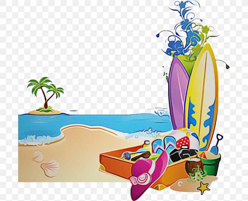 Sticker Design Meter, PNG, 699x663px, Sticker, Cartoon, Meter, Plant, Surfboard Download Free