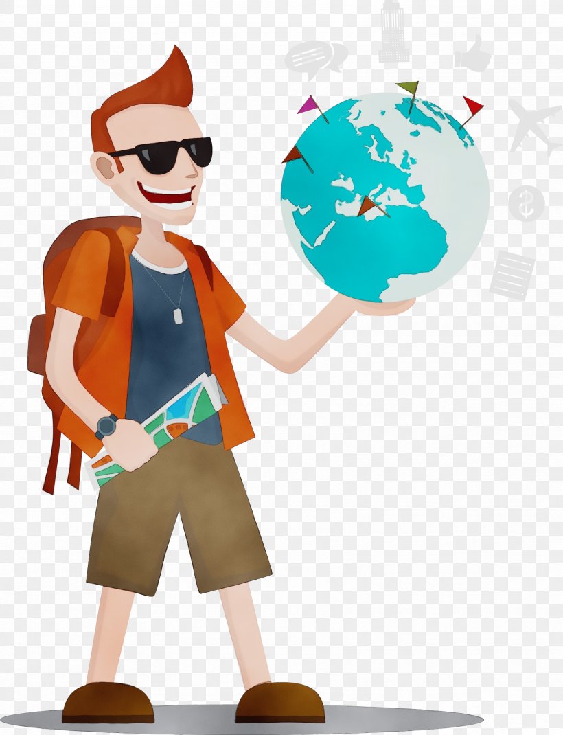 Travel Globe, PNG, 1667x2177px, Watercolor, Art, Cartoon, College, Course Credit Download Free