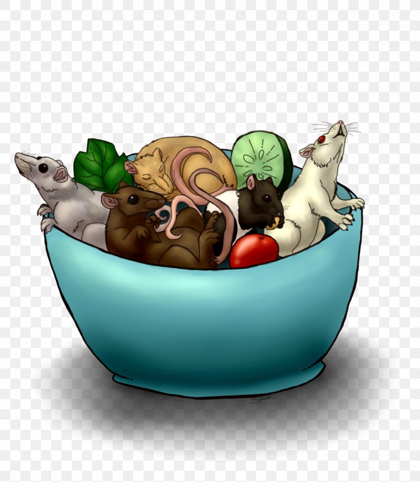 Rat Food Salad Bowl, PNG, 1024x1177px, Rat, Animal, Bowl, Drawing, Flowerpot Download Free