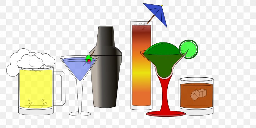 Beer Alcoholic Drink Mai Tai Cocktail Martini, PNG, 2400x1200px, Beer, Alcoholic Drink, Animation, Beer Glasses, Bottle Download Free
