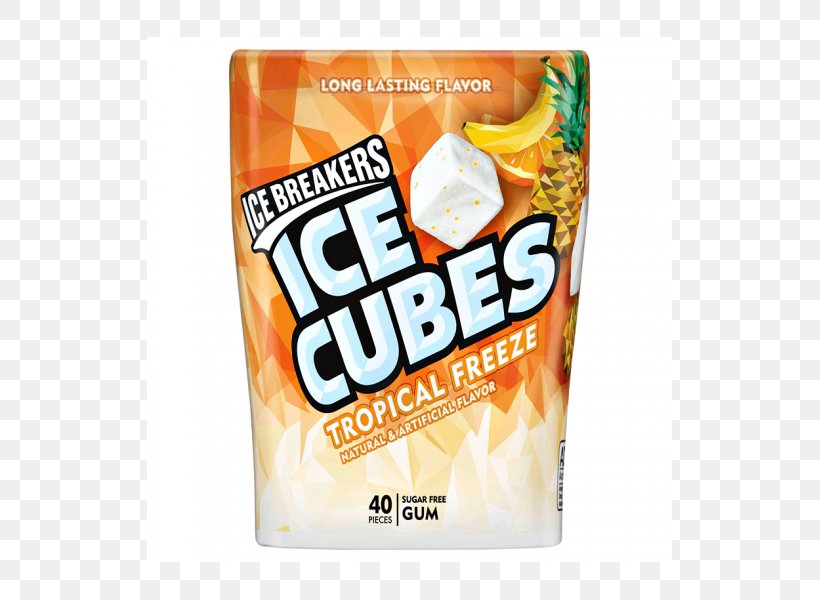 Chewing Gum Snow Cone Ice Breakers Sugar Substitute Flavor, PNG, 525x600px, Chewing Gum, Brand, Flavor, Food, Gum Base Download Free