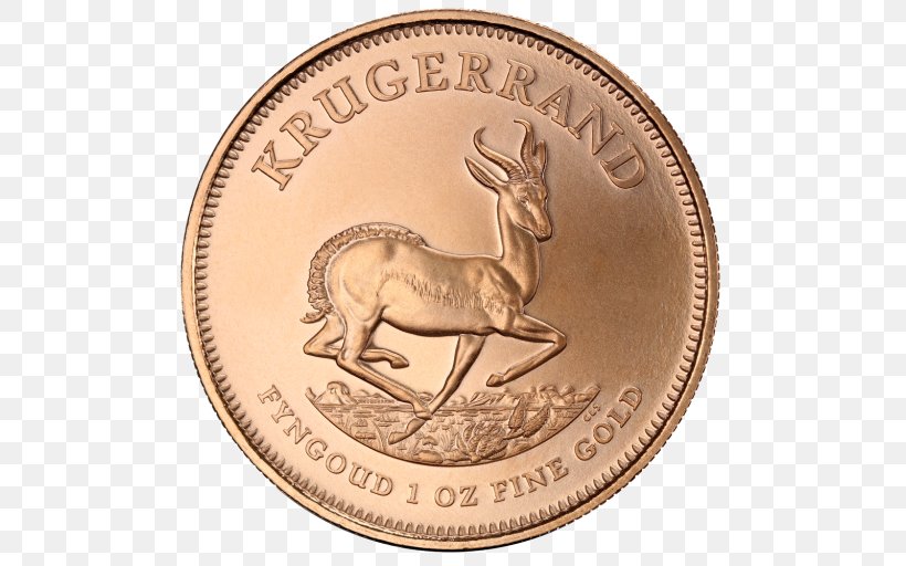 Krugerrand Gold Coin Bullion Coin, PNG, 512x512px, Krugerrand, Bullion, Bullion Coin, Canadian Gold Maple Leaf, Coin Download Free