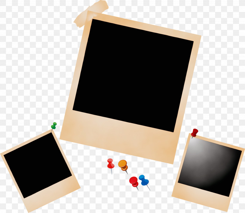 Picture Frame, PNG, 3000x2605px, Polaroid Frame, Computer, Computer Monitor, Laptop, Laptop Part Download Free