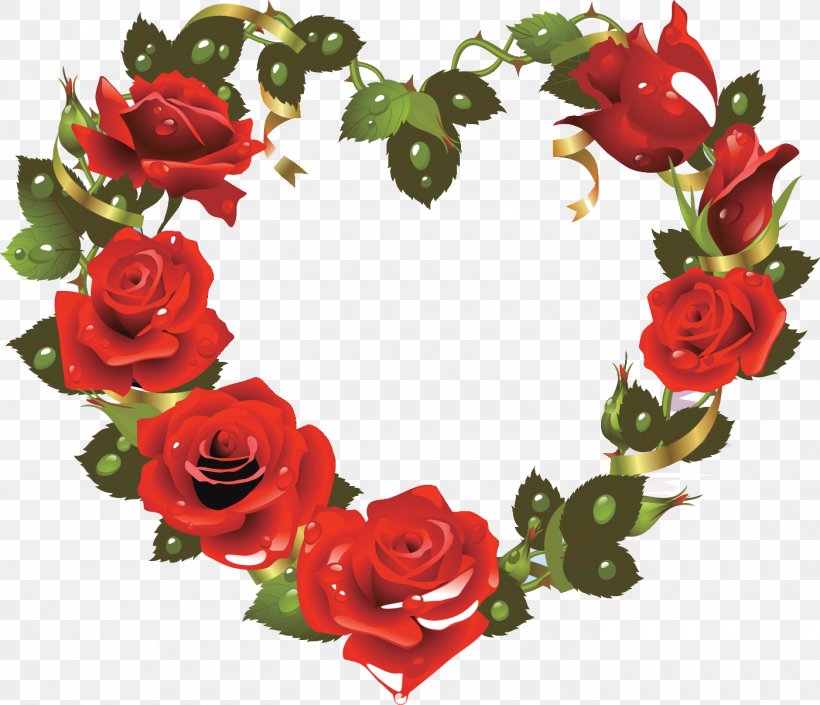 Rose Flower Heart Clip Art, PNG, 1400x1204px, Rose, Artificial Flower, Color, Cut Flowers, Decor Download Free