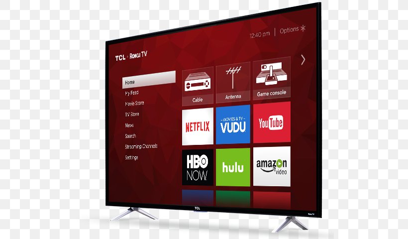 TCL S Series 65S405, PNG, 720x480px, 4k Resolution, Roku, Advertising, Brand, Communication Download Free