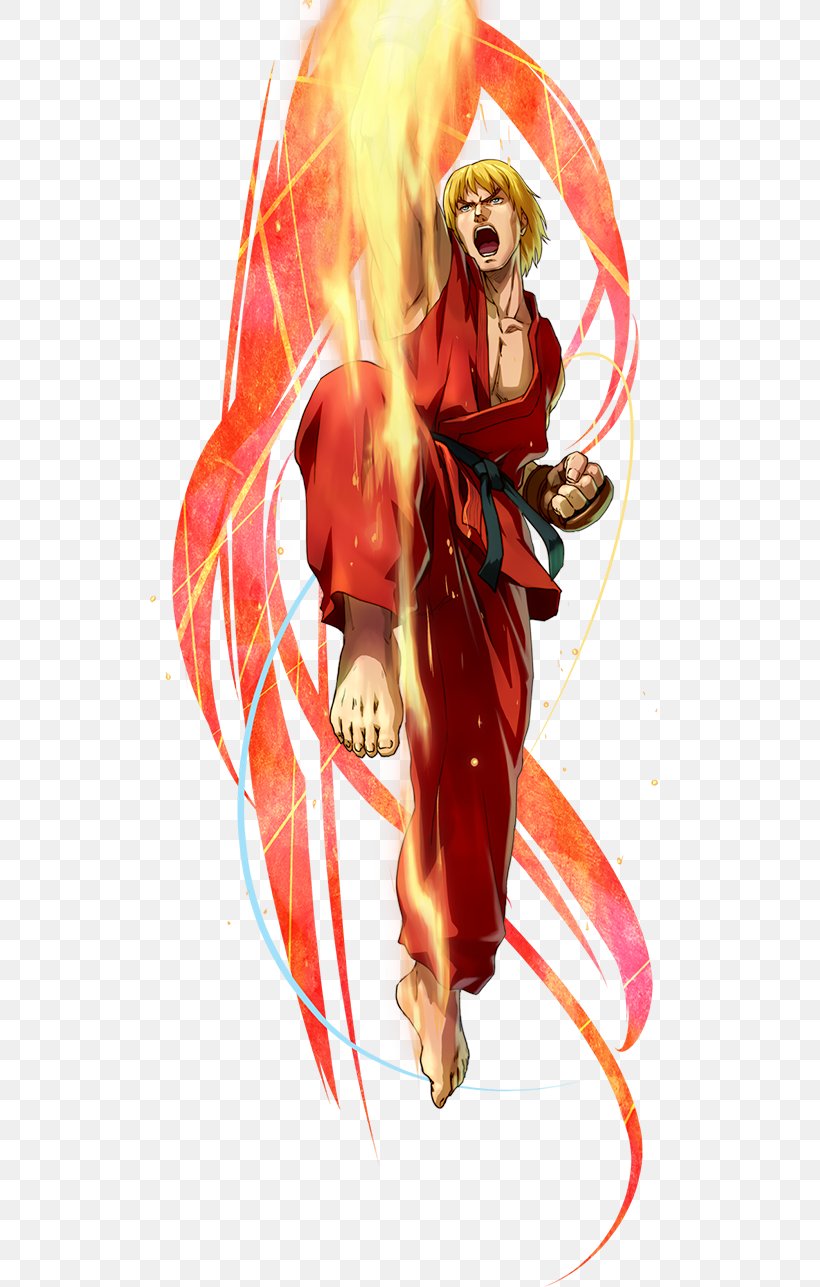 Ken Masters Project X Zone 2 Ryu Street Fighter IV, PNG, 520x1287px, Watercolor, Cartoon, Flower, Frame, Heart Download Free