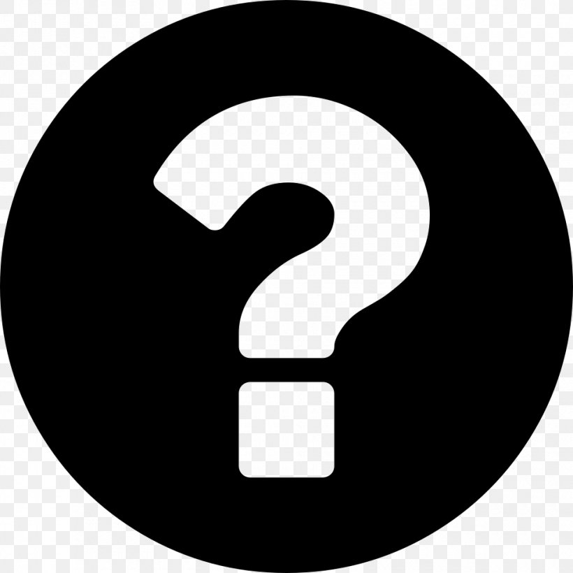 Question Mark Vector Graphics Clip Art, PNG, 980x980px, Question Mark, Black And White, Information, Logo, Question Download Free