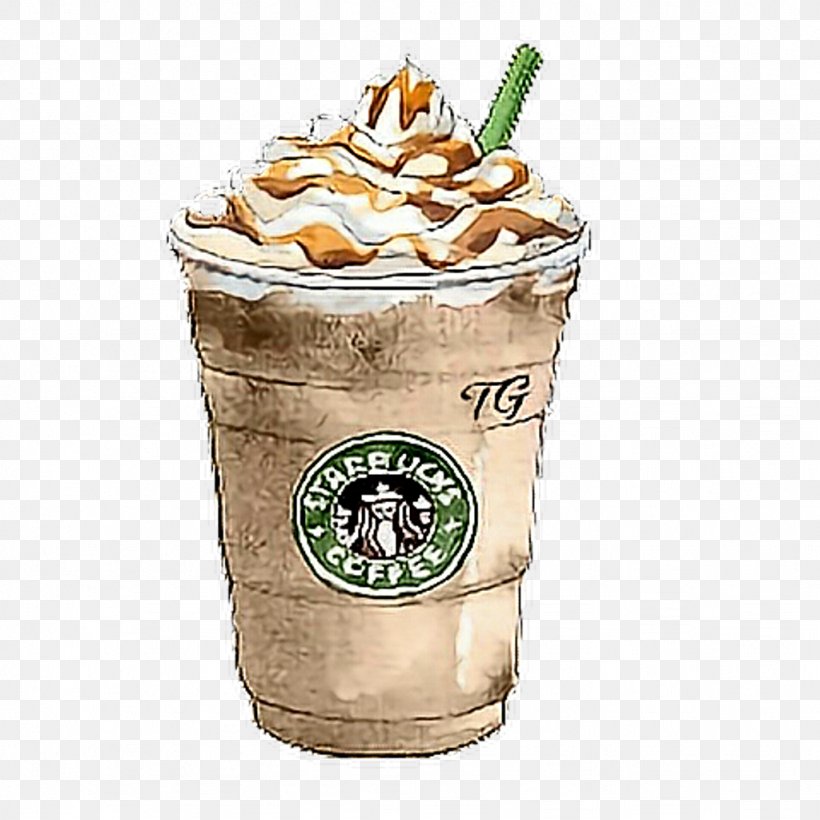 Frappé Coffee Milkshake Starbucks Frappuccino, PNG, 1024x1024px, Coffee, Art, Coffee Cup, Cup, Drawing Download Free