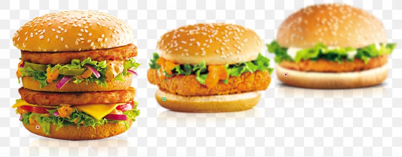 Hamburger Fast Food Veggie Burger McDonald's Quarter Pounder, PNG, 979x384px, Hamburger, American Food, Appetizer, Breakfast Sandwich, Bun Download Free