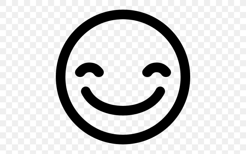 Happiness Smiley, PNG, 512x512px, Happiness, Black And White, Computer Security, Data, Emoticon Download Free