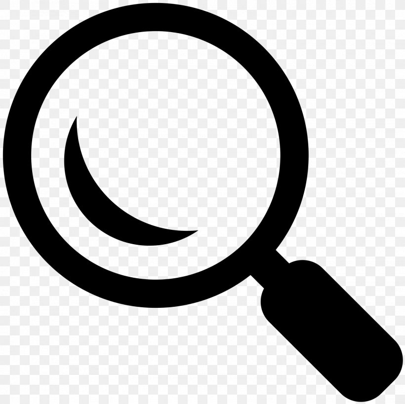 Icon Design, PNG, 1600x1600px, Icon Design, Black And White, Button, Magnifying Glass, Monochrome Photography Download Free