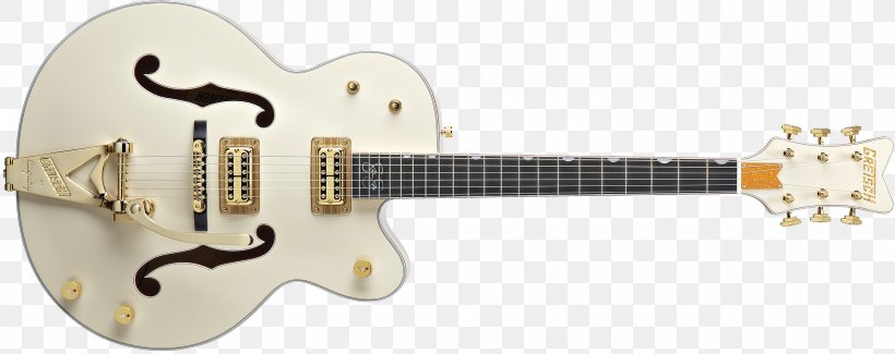 Gretsch White Falcon Electric Guitar Archtop Guitar, PNG, 2400x954px, Gretsch White Falcon, Acoustic Electric Guitar, Archtop Guitar, Bigsby Vibrato Tailpiece, Body Jewelry Download Free