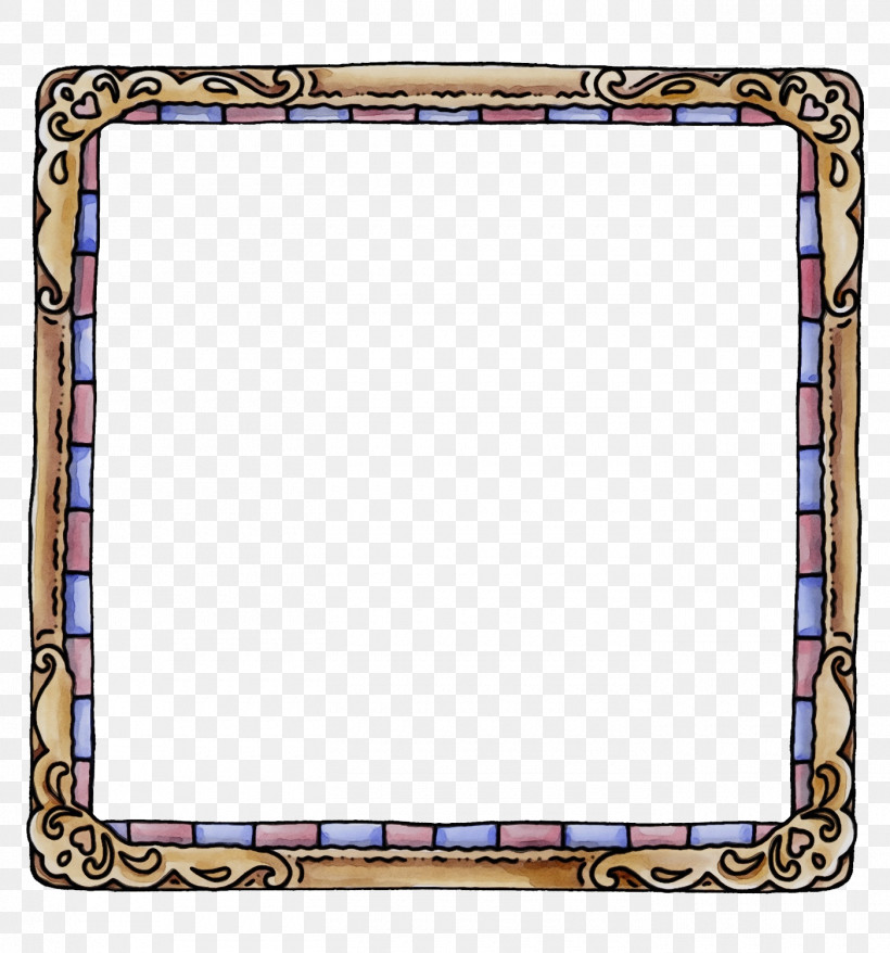 Picture Frame, PNG, 1400x1500px, Watercolor, Geometry, Line, Mathematics, Paint Download Free