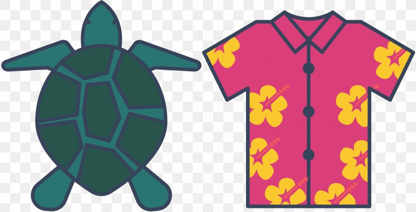 Vector Graphics Illustration Hawaii, PNG, 2978x1518px, Hawaii, Drawing, Hula, Magenta, Sea Turtle Download Free