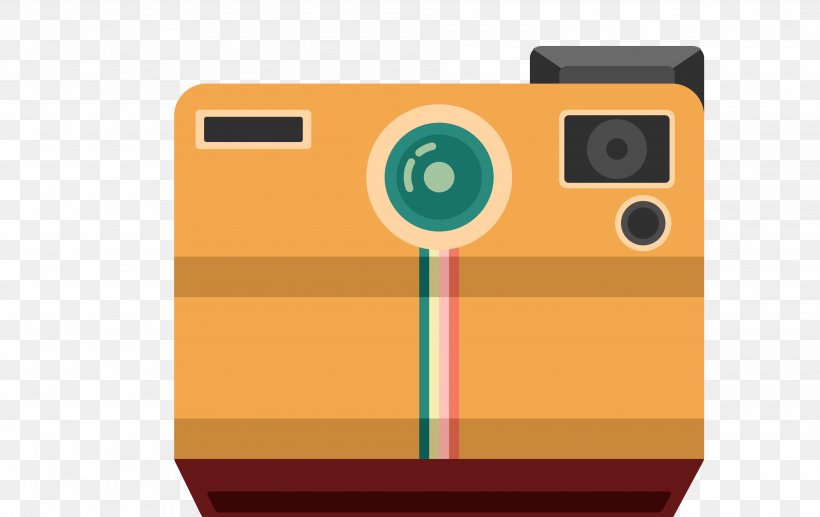 Camera, PNG, 3794x2396px, Camera, Icon Design, Orange, Photography, Rectangle Download Free