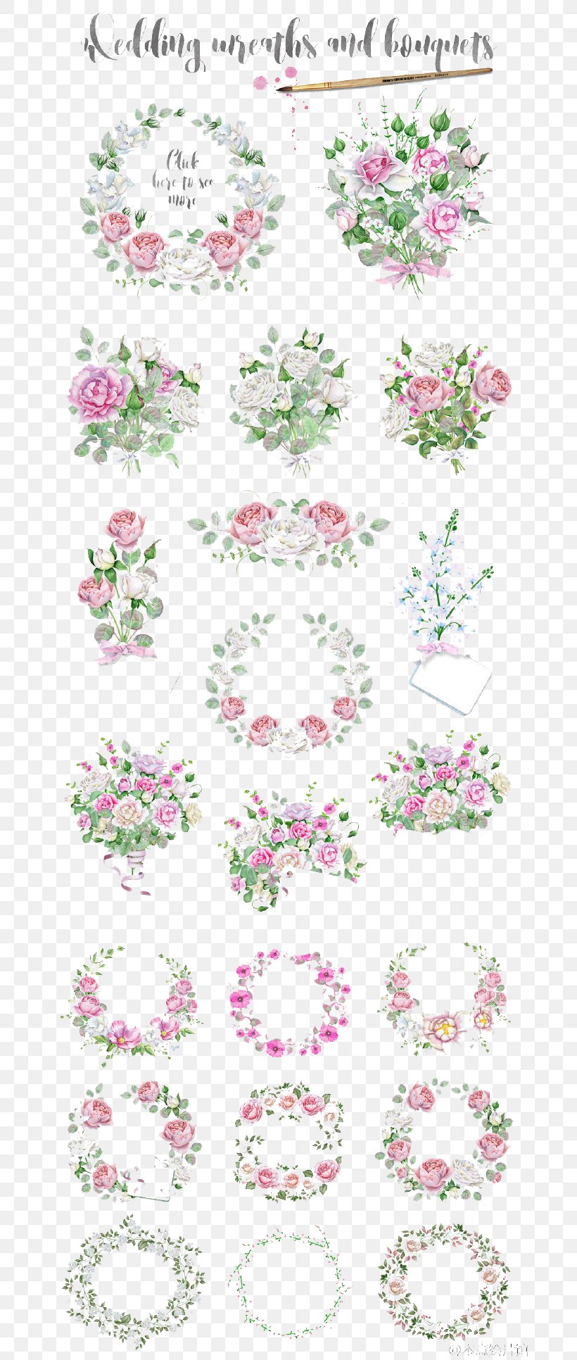 Floral Design Watercolor Painting Drawing, PNG, 690x1932px, Floral Design, Drawing, Flora, Floristry, Flower Download Free