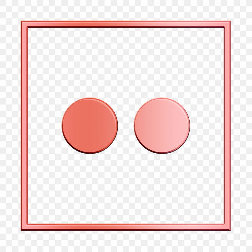 Flickr Icon Logo Icon Media Icon, PNG, 1152x1152px, Flickr Icon, Logo Icon, Material Property, Media Icon, Peach Download Free