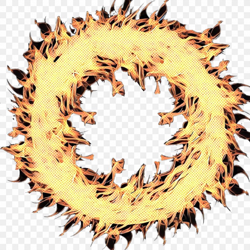 Yellow Leaf Clip Art Circle Symbol, PNG, 1500x1500px, Pop Art, Leaf, Logo, Retro, Symbol Download Free