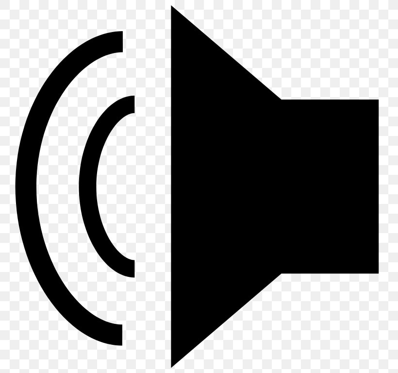 Loudspeaker, PNG, 768x768px, Loudspeaker, Audio, Black, Black And White, Brand Download Free