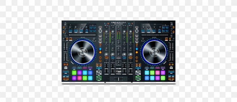 DJ Controller Denon DJ MC7000 Disc Jockey Computer DJ, PNG, 1500x650px, Watercolor, Cartoon, Flower, Frame, Heart Download Free