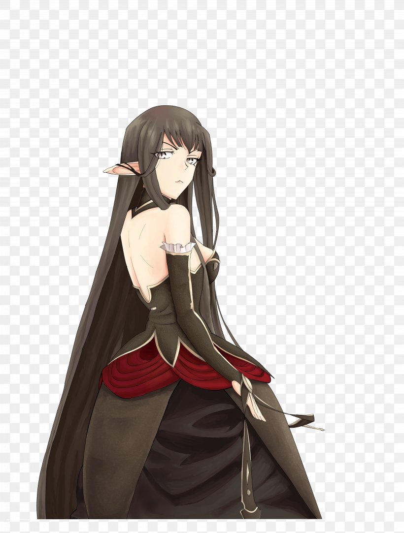 Fate/Grand Order Semiramis Pholder Fan Art Character, PNG, 3709x4902px, Watercolor, Cartoon, Flower, Frame, Heart Download Free