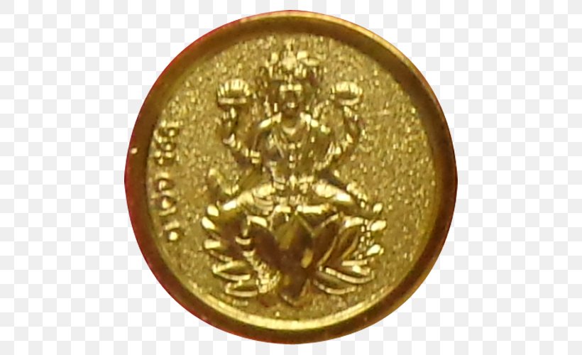 Gold Coin Silver Coin Lakshmi, PNG, 500x500px, Gold, Brass, Bronze Medal, Business, Coin Download Free