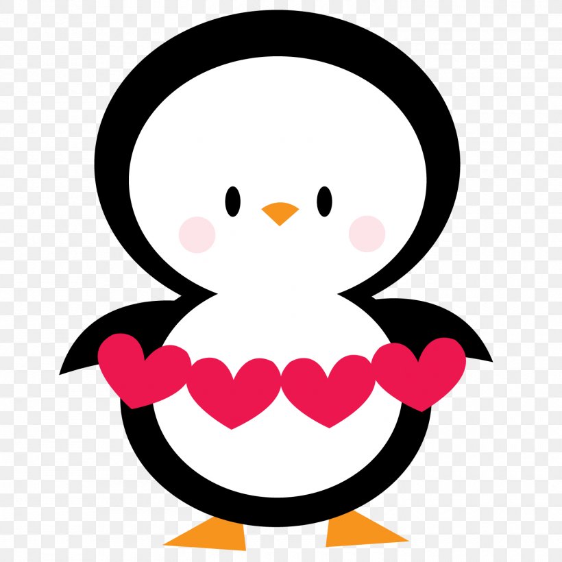 Penguin Valentine's Day Heart Clip Art, PNG, 1500x1500px, Penguin, Artwork, Beak, Bird, Ecard Download Free