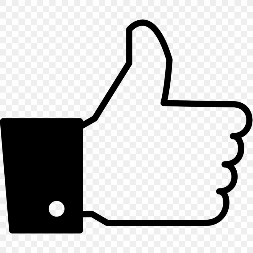Facebook Like Button Facebook Like Button Symbol, PNG, 1200x1200px, Like Button, Area, Black, Black And White, Blog Download Free